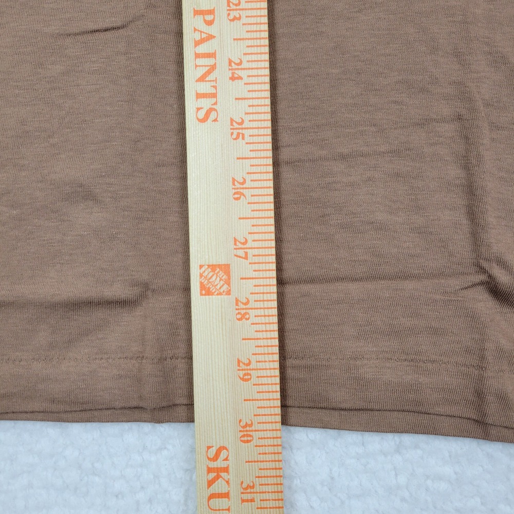 VTG Olympic Mills Corp Military Brown PT Shirt Mens Medium M 38-40 Single Stitch - Picture 5 of 9